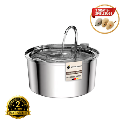 KittyKaiser® Katzenbrunnen (Edelstahl)