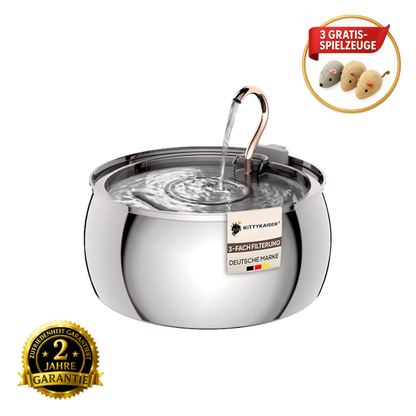 KittyKaiser® Katzenbrunnen (Edelstahl)